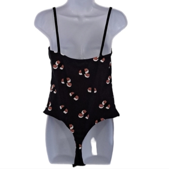 Sushi Swimsuit Handmade in Hawaii Reversible Size Medium - Picture 4 of 5